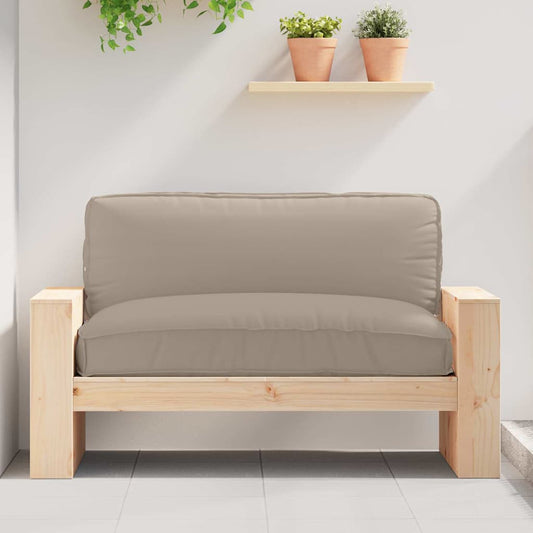 vidaXL Μαξιλάρι Taupe 120 x 80 x 12 cm Ύφασμα Όξφορντ
