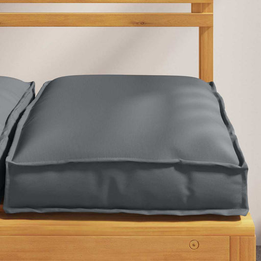vidaXL Μαξιλάρι 2 pcs Ανθρακί 40 x 40 x 8 εκ. Ύφασμα Όξφορντ