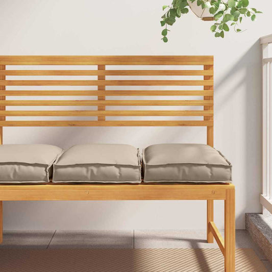 vidaXL Μαξιλάρι 2 pcs Taupe 40 x 40 x 8 εκ. Ύφασμα Όξφορντ