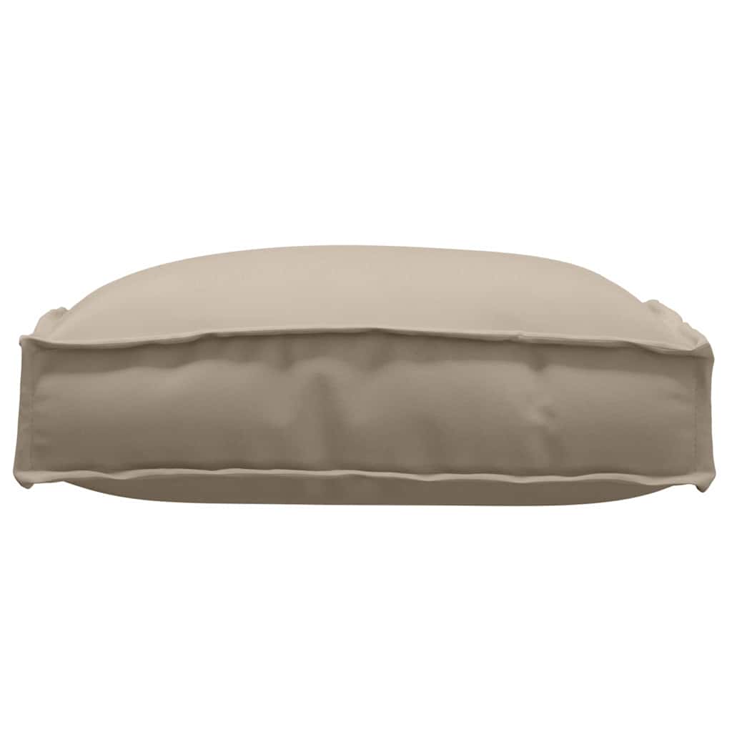 vidaXL Μαξιλάρι 2 pcs Taupe 40 x 40 x 8 εκ. Ύφασμα Όξφορντ