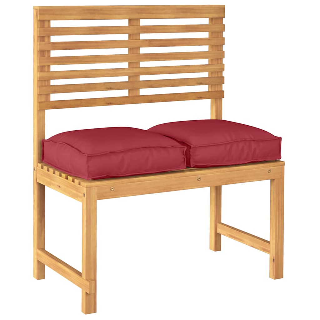 vidaXL Μαξιλάρι 2 pcs Κόκκινο 40 x 40 x 8 εκ. Ύφασμα Όξφορντ