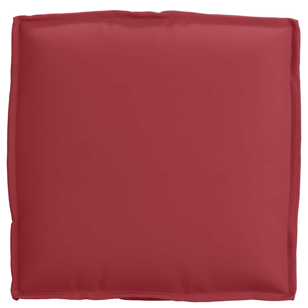 vidaXL Μαξιλάρι 2 pcs Κόκκινο 40 x 40 x 8 εκ. Ύφασμα Όξφορντ