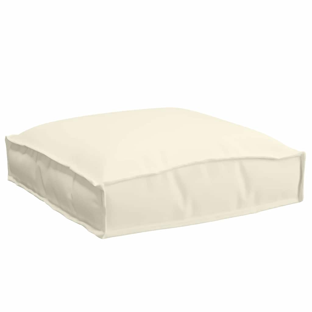 vidaXL Μαξιλάρι 4 pcs Κρεμ 40 x 40 x 8 εκ. Ύφασμα Όξφορντ