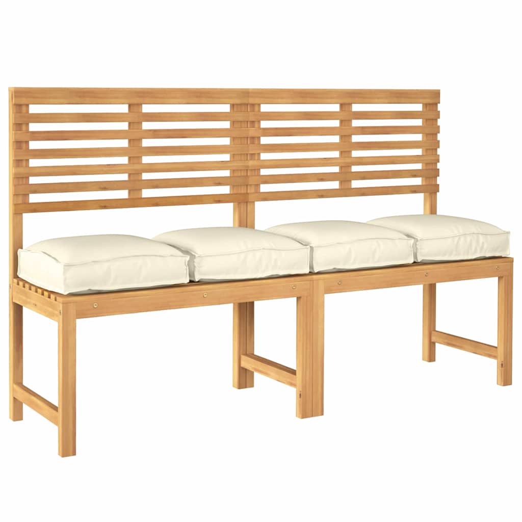 vidaXL Μαξιλάρι 4 pcs Κρεμ 40 x 40 x 8 εκ. Ύφασμα Όξφορντ