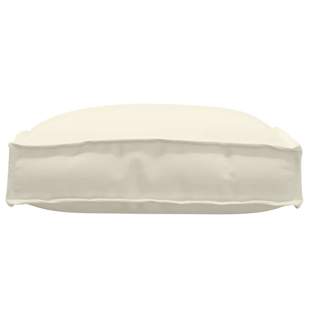 vidaXL Μαξιλάρι 4 pcs Κρεμ 40 x 40 x 8 εκ. Ύφασμα Όξφορντ