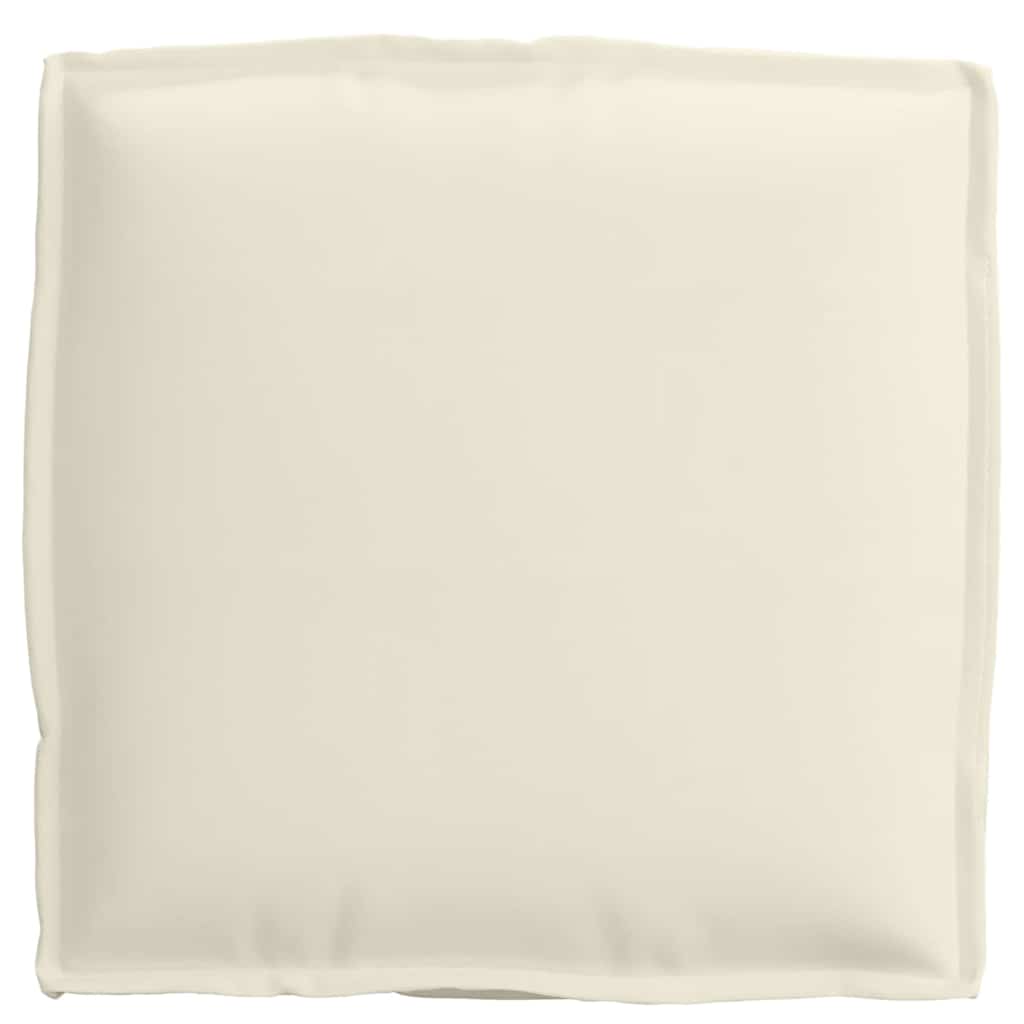 vidaXL Μαξιλάρι 4 pcs Κρεμ 40 x 40 x 8 εκ. Ύφασμα Όξφορντ