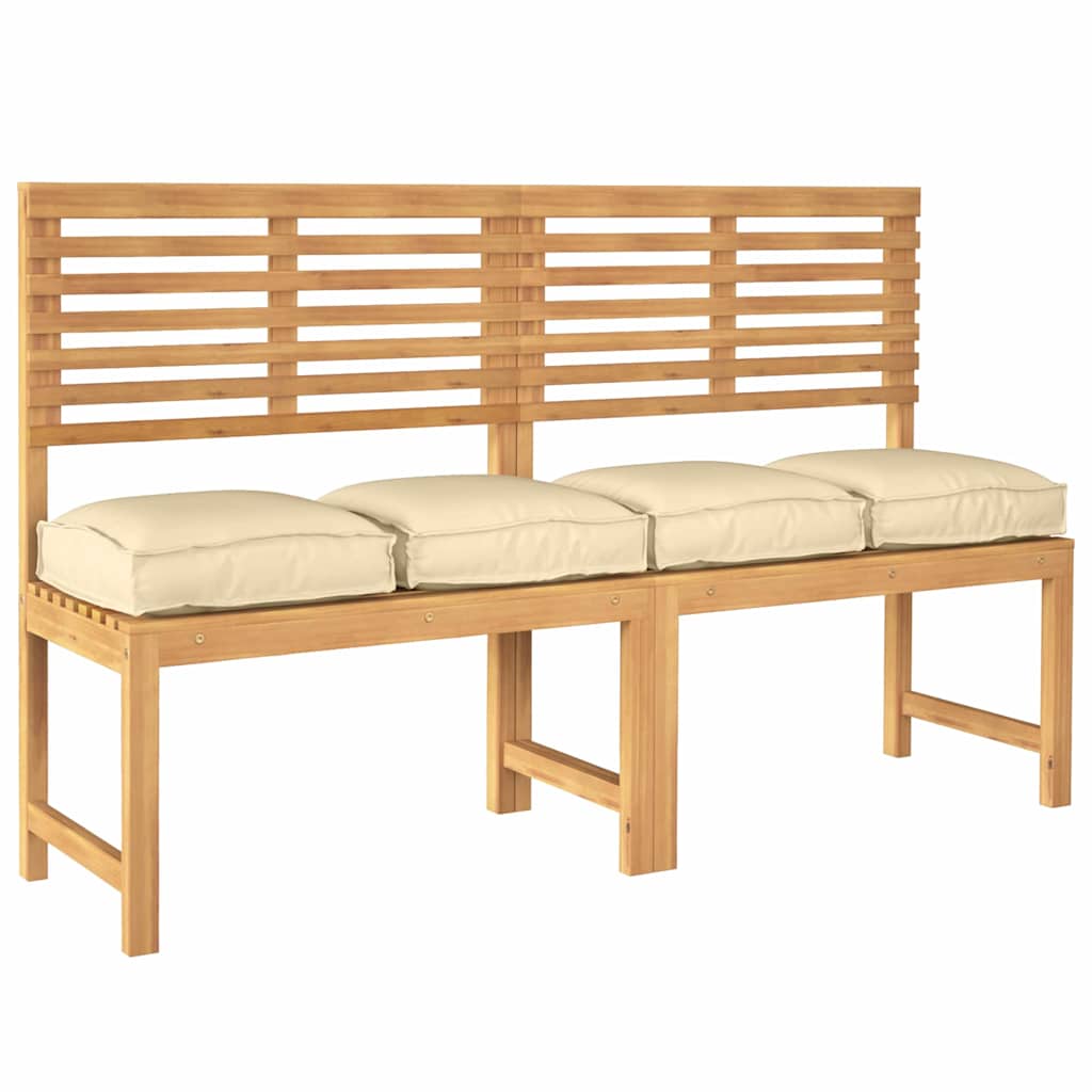 vidaXL Μαξιλάρι 4 pcs Ύφασμα Όξφορντ Μπεζ 40 x 40 x 8 εκ.