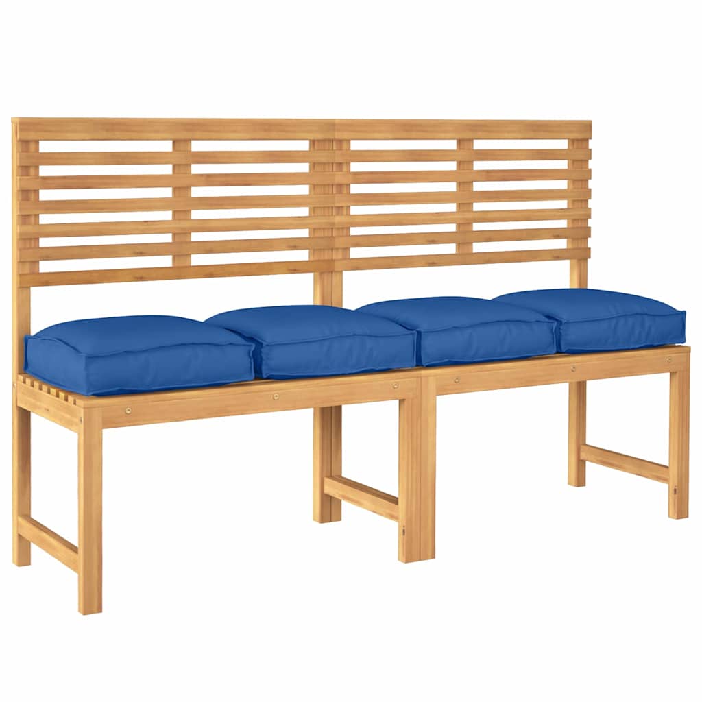 vidaXL Μαξιλάρι 4 pcs Ύφασμα Όξφορντ Βασιλικό Μπλε 40 x 40 x 8 εκ.