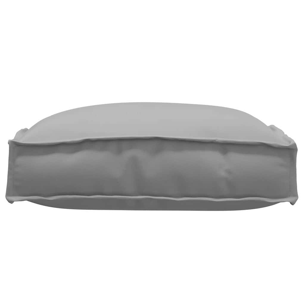 vidaXL Μαξιλάρι 6 pcs Ύφασμα Όξφορντ Γκρι 40 x 40 x 8 εκ.