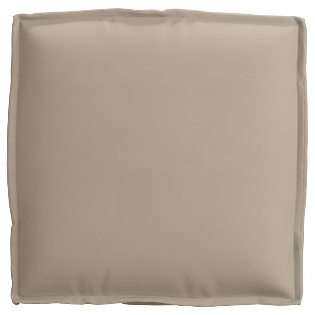 vidaXL Μαξιλάρι παλέτας για κάθισμα 6 pcs Taupe 40 x 40 x 8 εκ.
