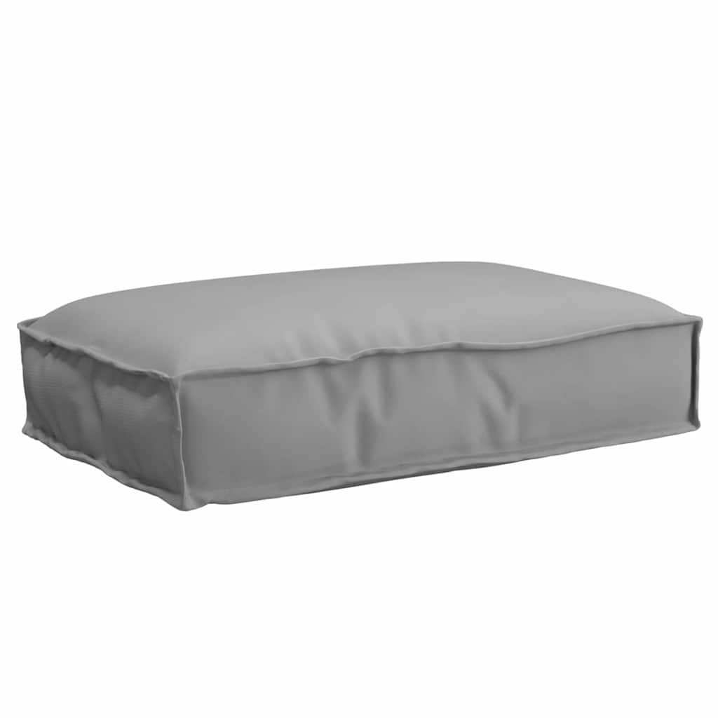 vidaXL Μαξιλάρι Ύφασμα Όξφορντ Γκρι 60 x 40 x 8 εκ.