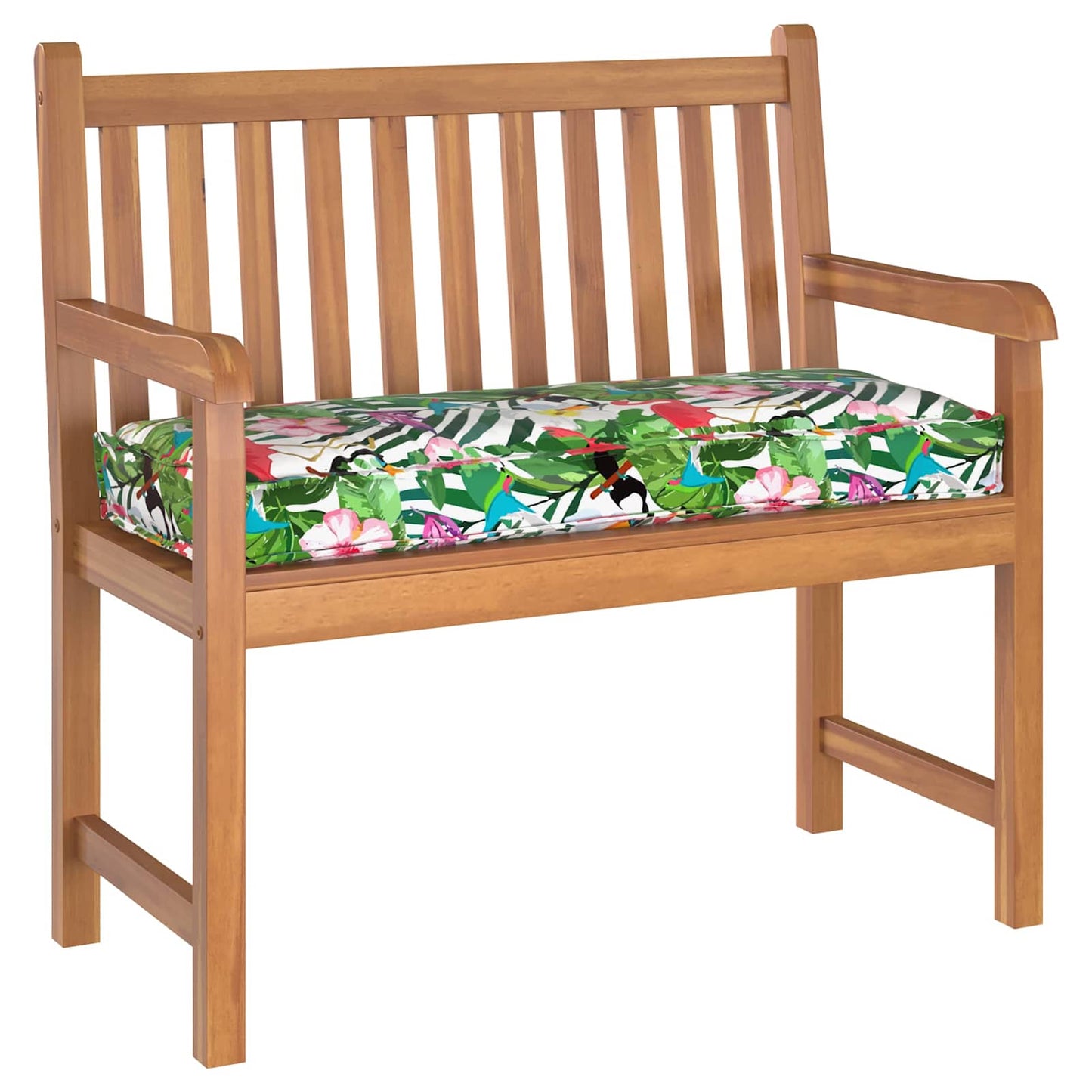 vidaXL Μαξιλάρι Floral Πολύχρωμο 100 x 40 x 8 εκ Ύφασμα Όξφορντ