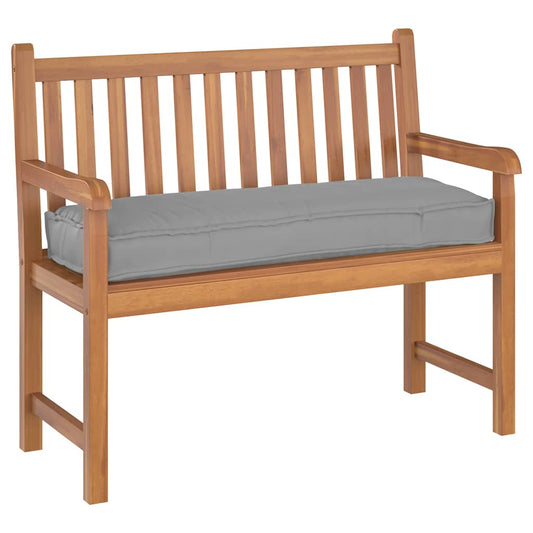 vidaXL Μαξιλάρι παλέτας για πάγκο Γκρι 120 x 40 x 8 εκ Ύφασμα Oxford