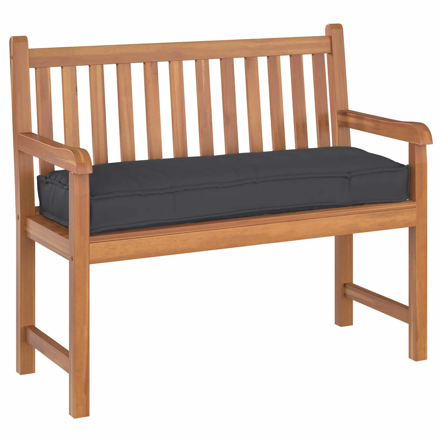 vidaXL Μαξιλάρι Μαύρο 120 x 40 x 8 εκ Ύφασμα Όξφορντ