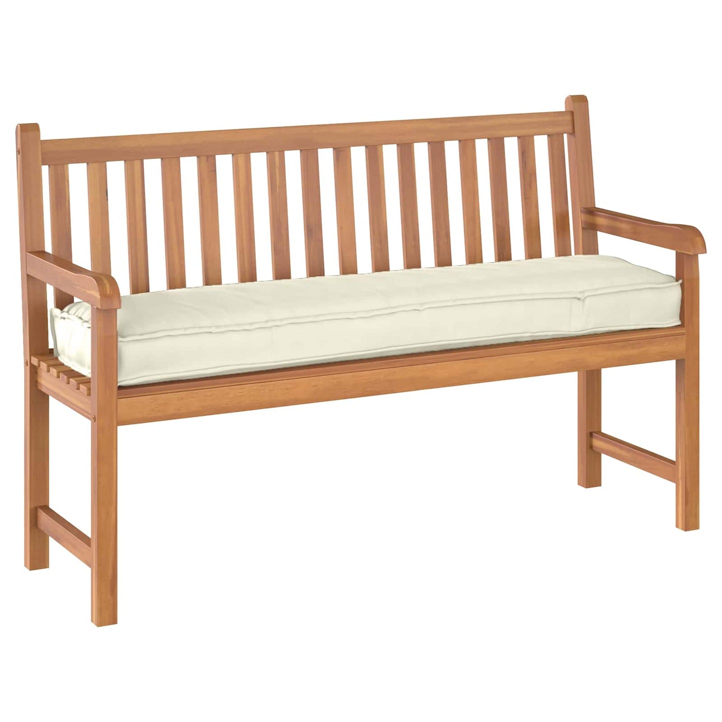 vidaXL Μαξιλάρι Κρεμ 150 x 40 x 8 εκ. Ύφασμα Όξφορντ