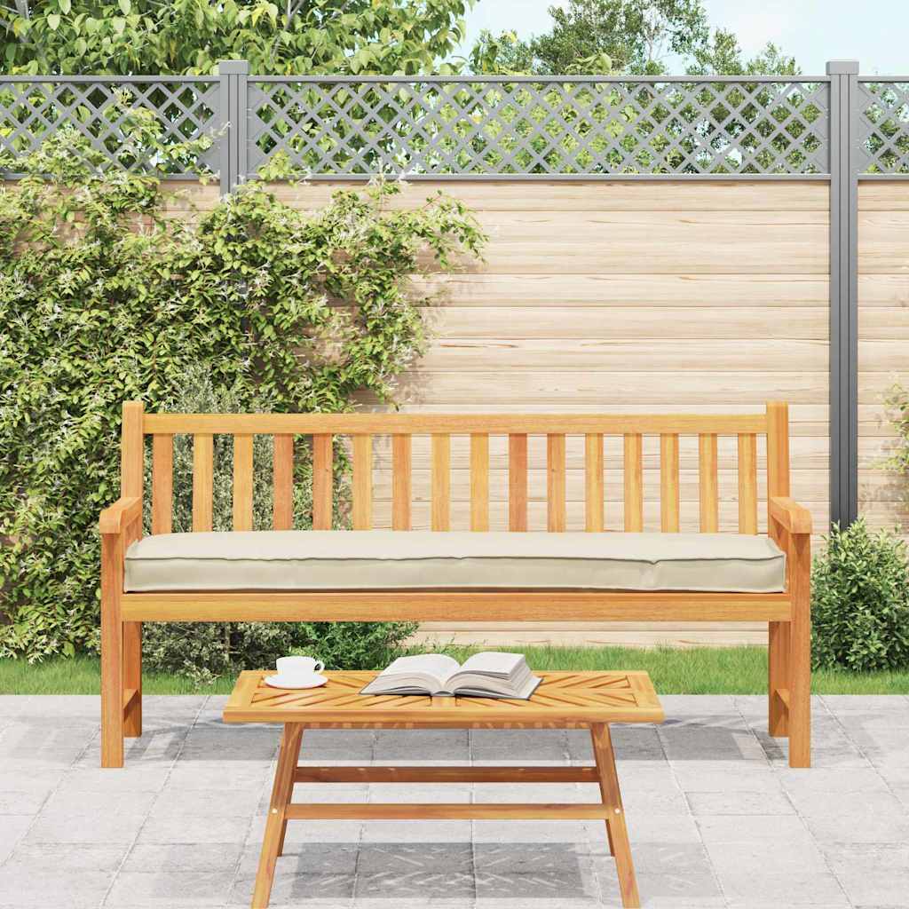 vidaXL Μαξιλάρι παλέτας Κρεμ 180 x 40 x 8 εκ. Ύφασμα Όξφορντ