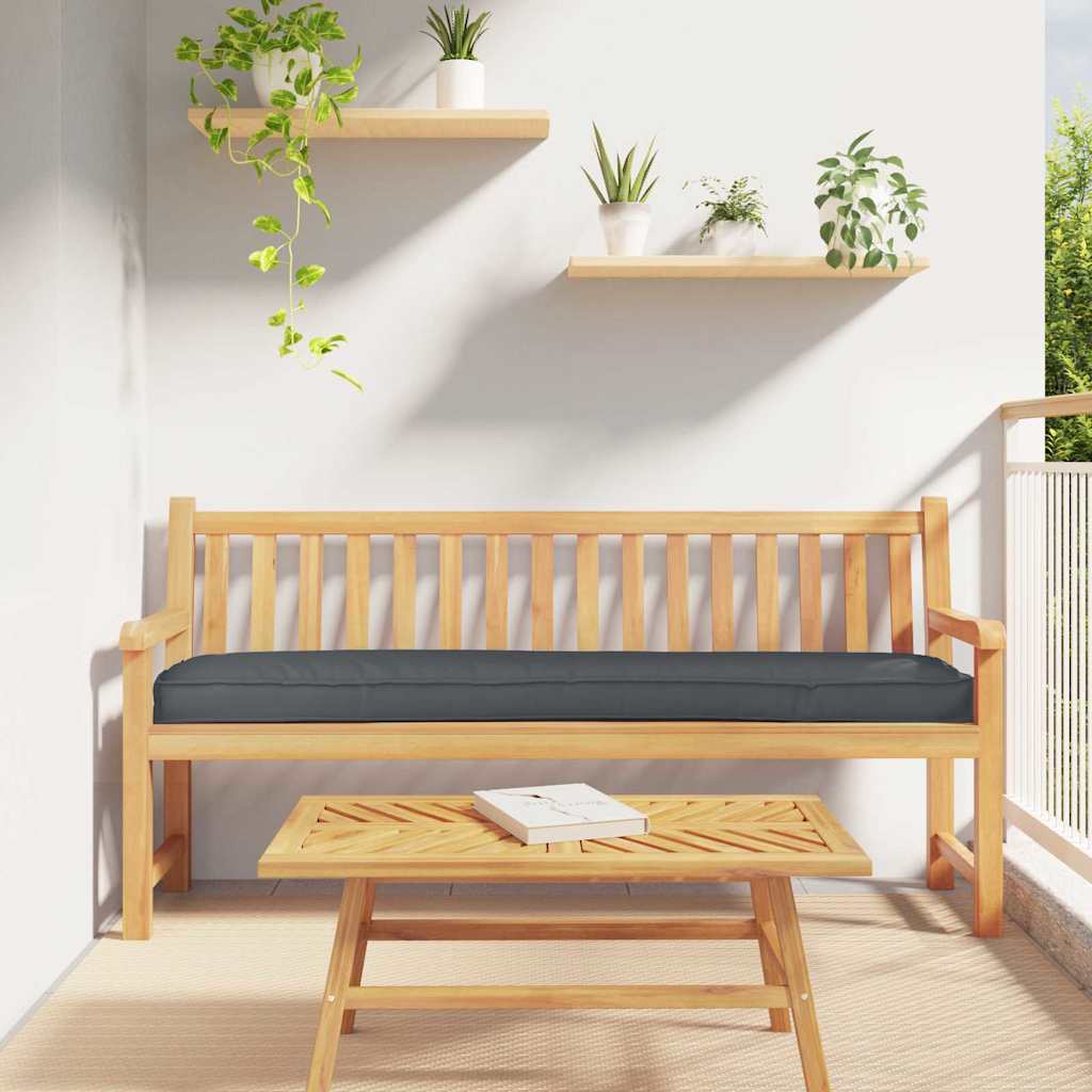 vidaXL Μαξιλάρι παλέτας Ανθρακί 200 x 40 x 8 εκ. Ύφασμα Οξφόρδης