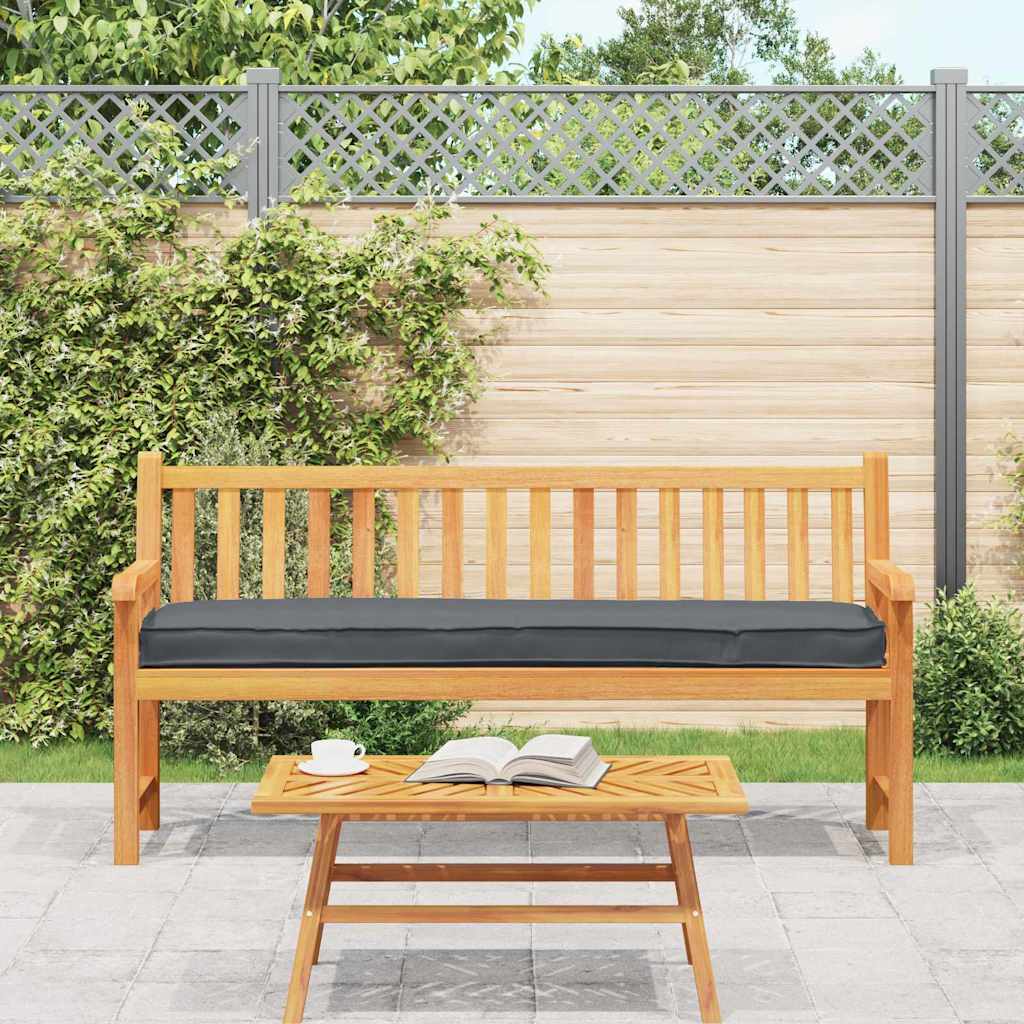 vidaXL Μαξιλάρι παλέτας Ανθρακί 200 x 40 x 8 εκ. Ύφασμα Οξφόρδης