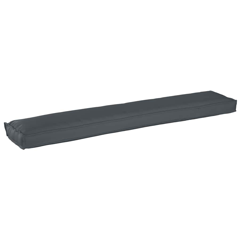 vidaXL Μαξιλάρι παλέτας Ανθρακί 200 x 40 x 8 εκ. Ύφασμα Οξφόρδης