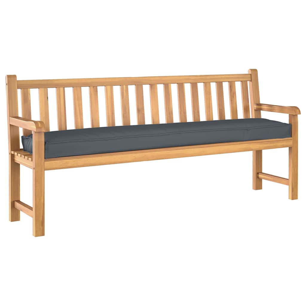 vidaXL Μαξιλάρι παλέτας Ανθρακί 200 x 40 x 8 εκ. Ύφασμα Οξφόρδης