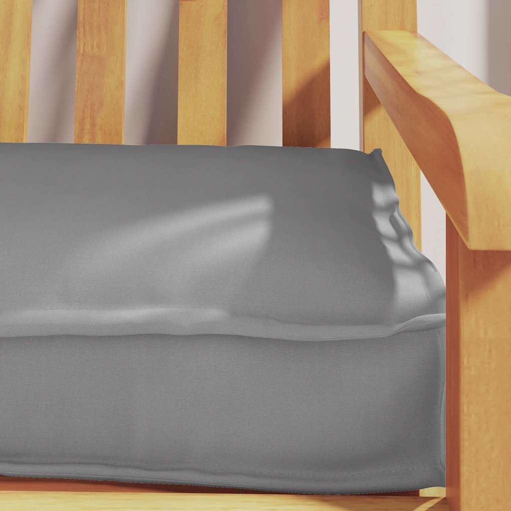 vidaXL Μαξιλάρι παλέτας Γκρι 200 x 40 x 8 εκ. Ύφασμα Οξφόρδης