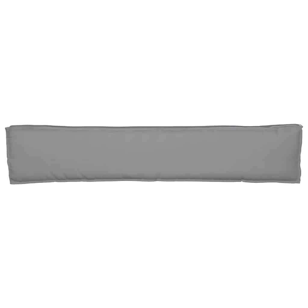 vidaXL Μαξιλάρι παλέτας Γκρι 200 x 40 x 8 εκ. Ύφασμα Οξφόρδης