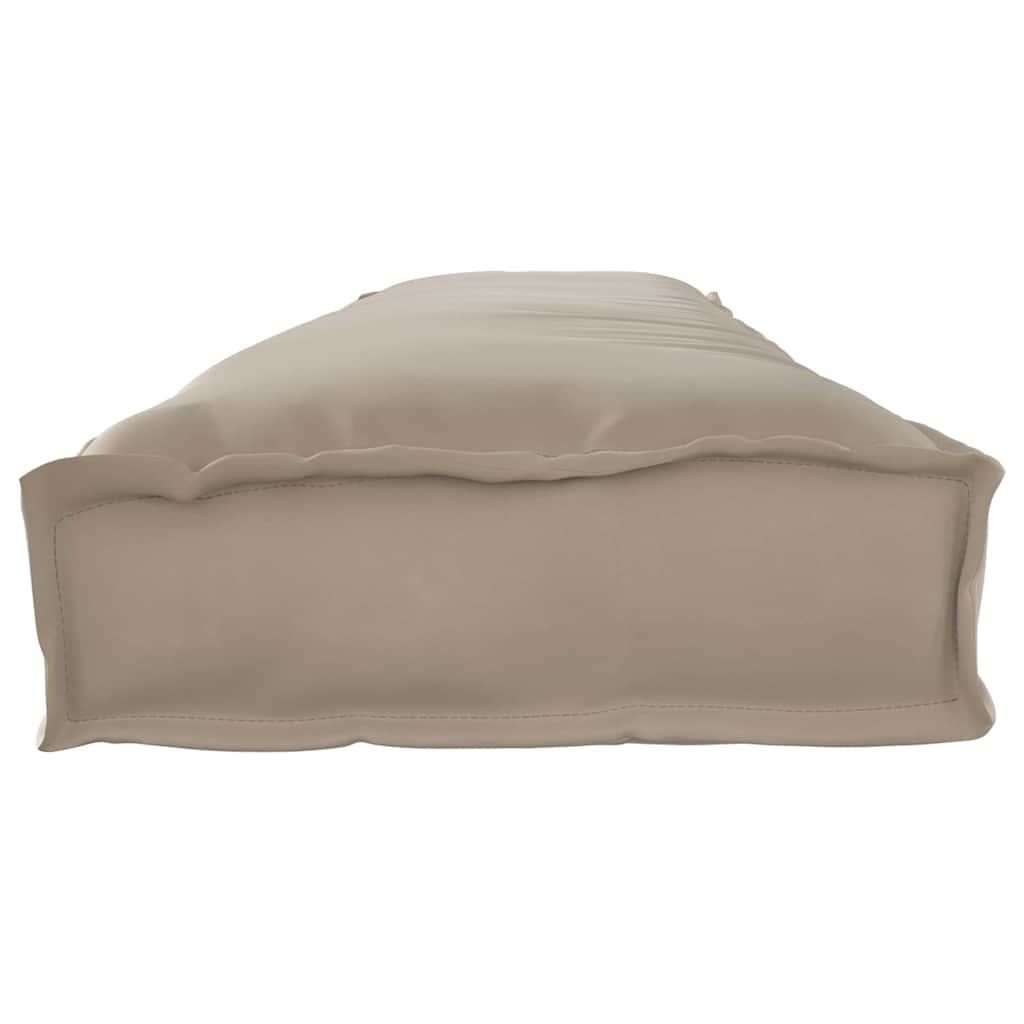 vidaXL Μαξιλάρι παλέτας Taupe 200 x 40 x 8 εκ. Ύφασμα Οξφόρδης