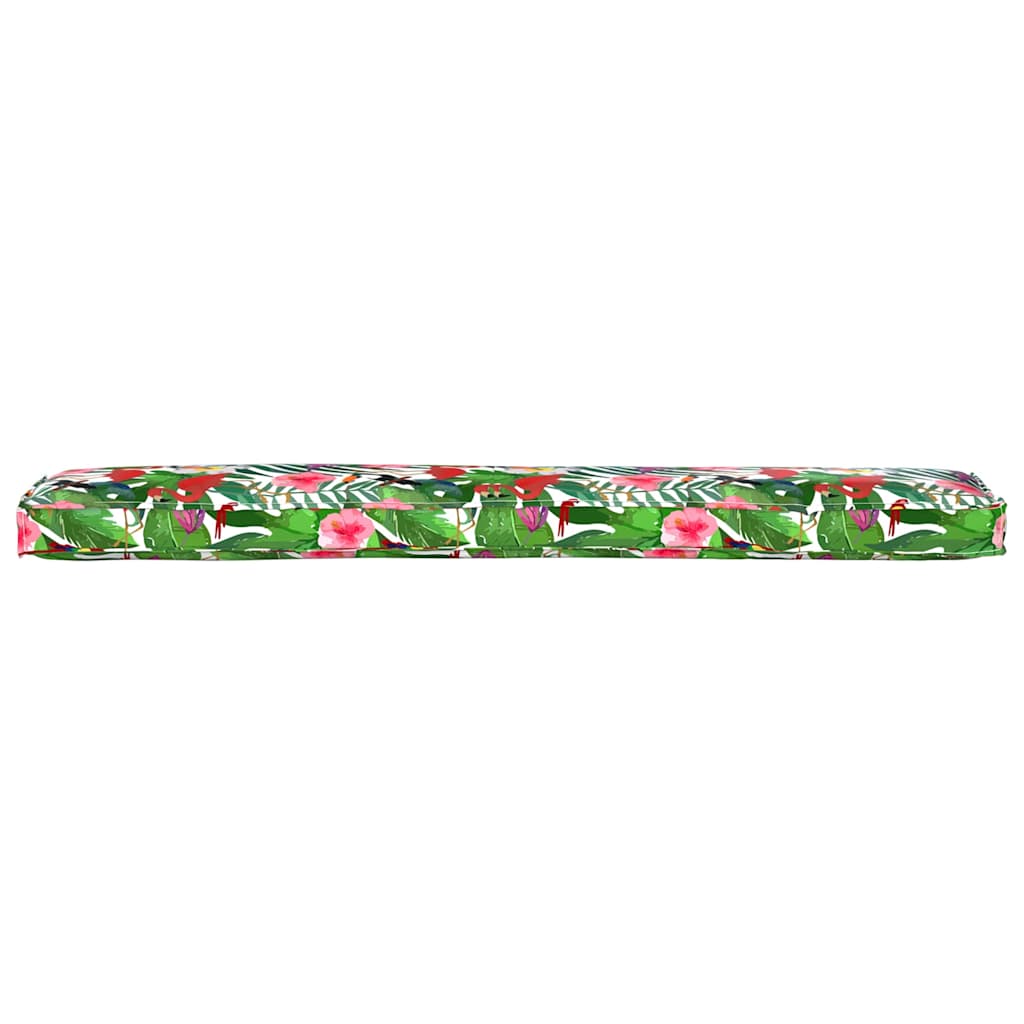 vidaXL Μαξιλάρι παλέτας Floral Τροπική Ζούγκλα 200 x 40 x 8 εκ.