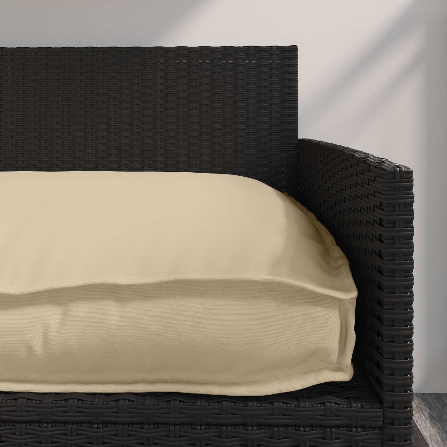 vidaXL Σετ Μαξιλαριών Πάγου 2 pcs Μπεζ 100 x 40 x 8 εκ Ύφασμα Oxford