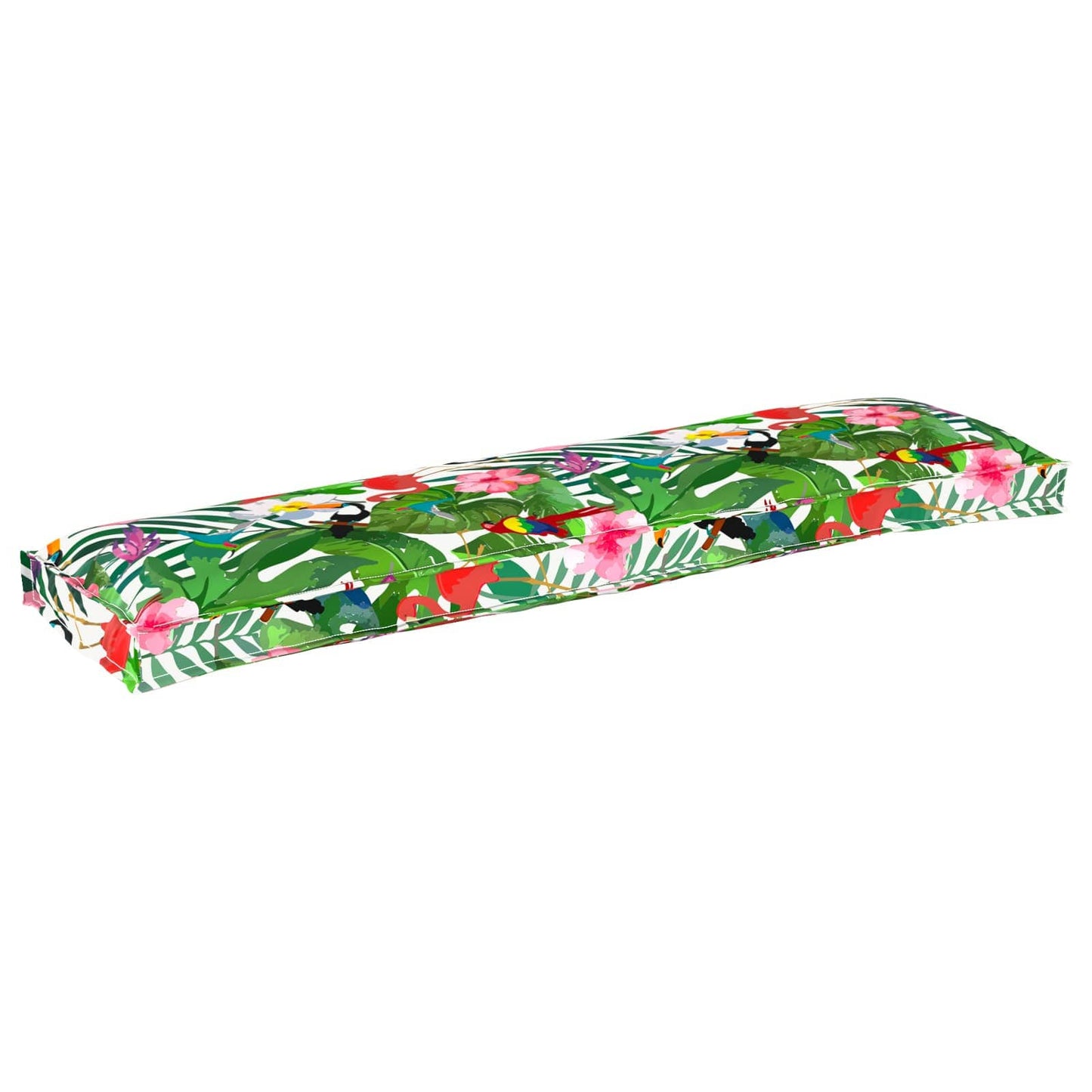 vidaXL Σετ Μαξιλαριών Πάγου Floral 2 pcs Μοτίβο φύλλων 100 x 40 x 8 εκ