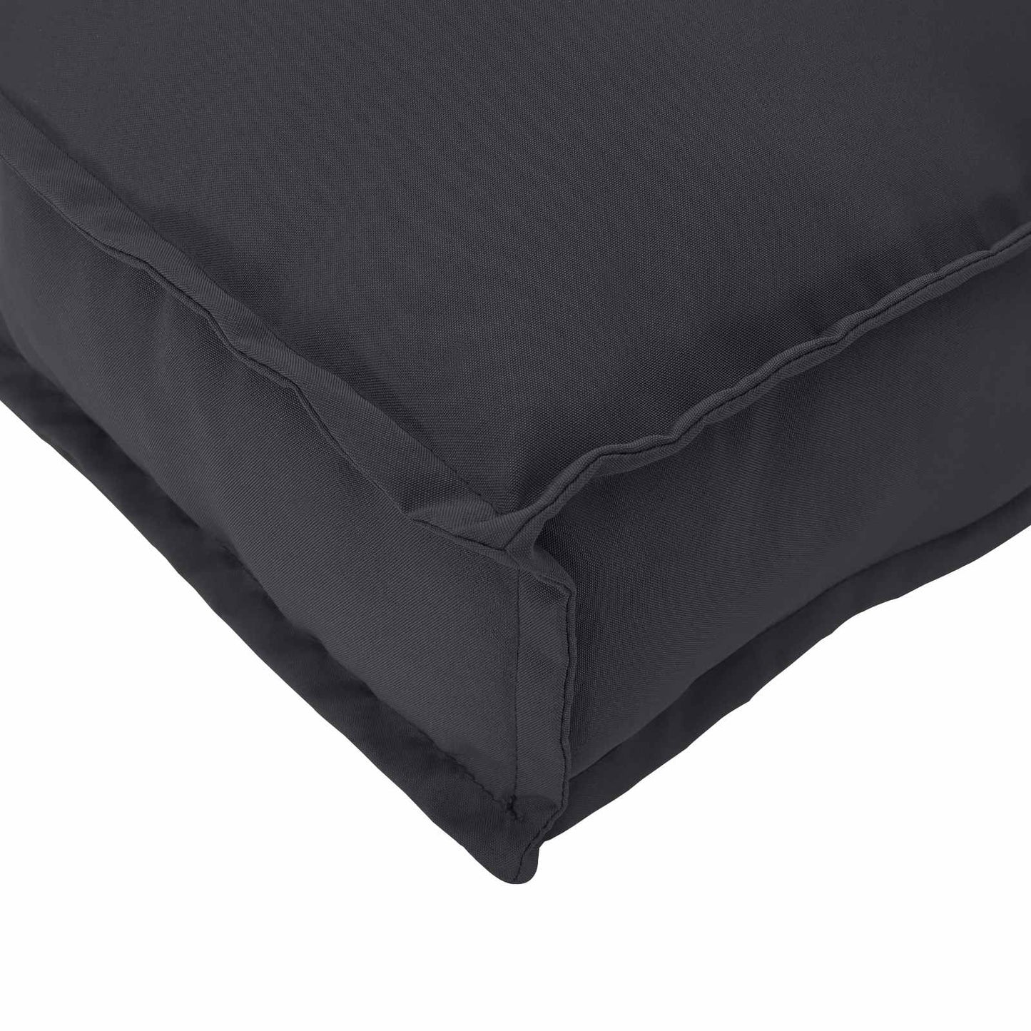 vidaXL Σετ Μαξιλαριών Πάγου 2 pcs Μαύρο 120 x 40 x 8 εκ