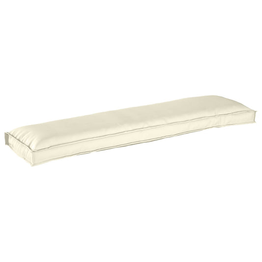 vidaXL Σετ Μαξιλαριών Πάγου 2 pcs Κρεμ 150 x 40 x 8 εκ.