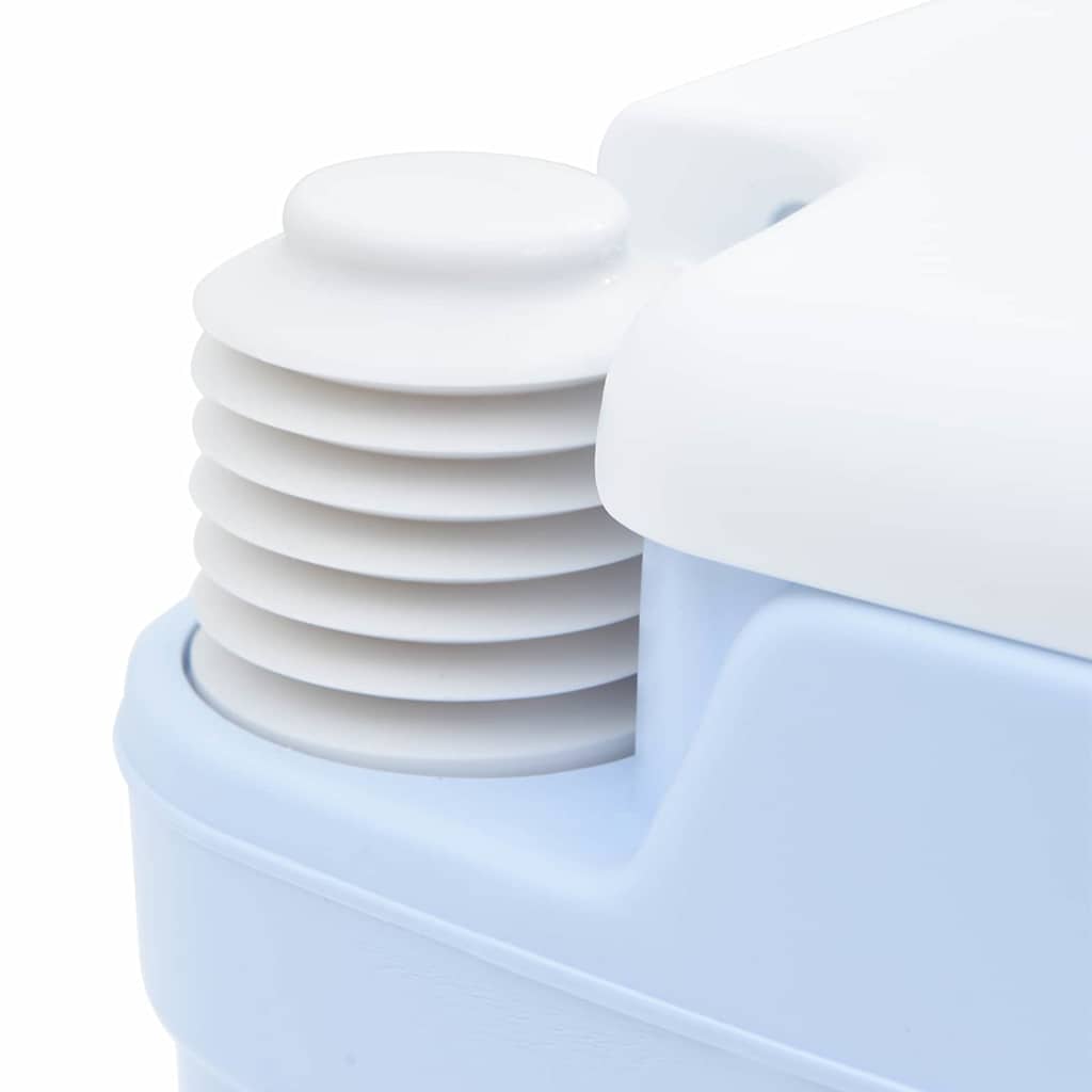 vidaXL Φορητή Τουαλέτα Μπλε & Λευκό Πλαστικό 10 Λ