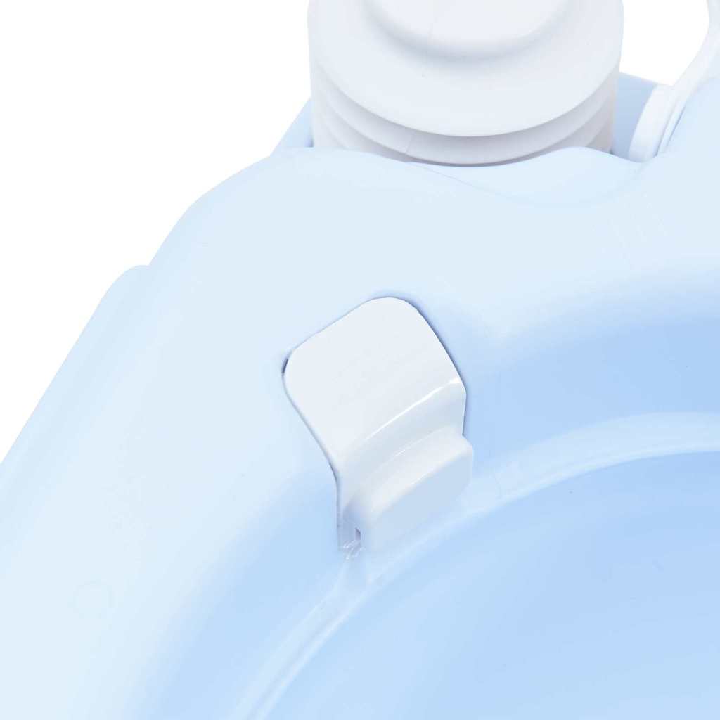 vidaXL Φορητή Τουαλέτα Μπλε & Λευκό Πλαστικό 20 Λ