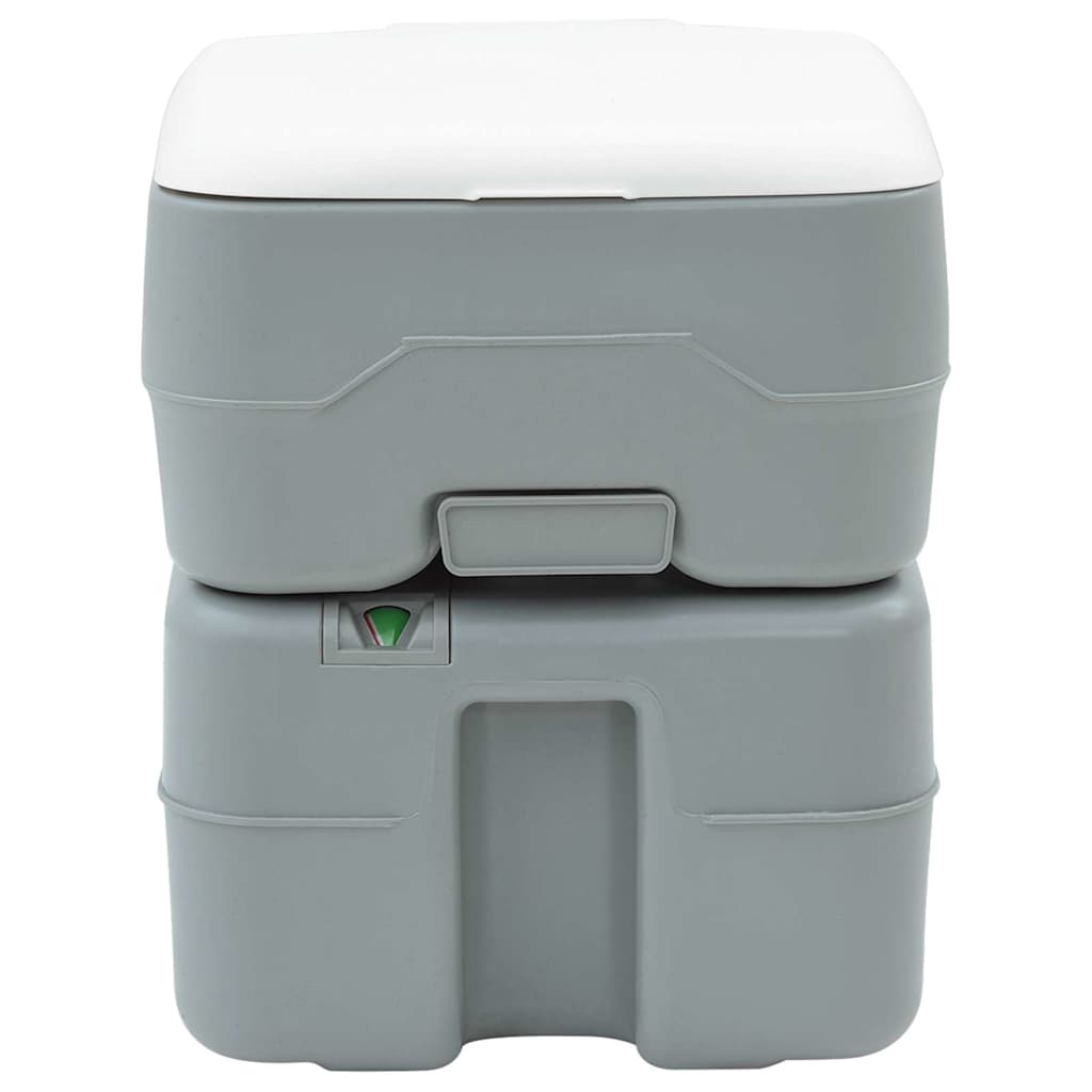 vidaXL Τουαλέτα Κάμπινγκ Γκρι 41,5 x 36,5 x 42 εκ.