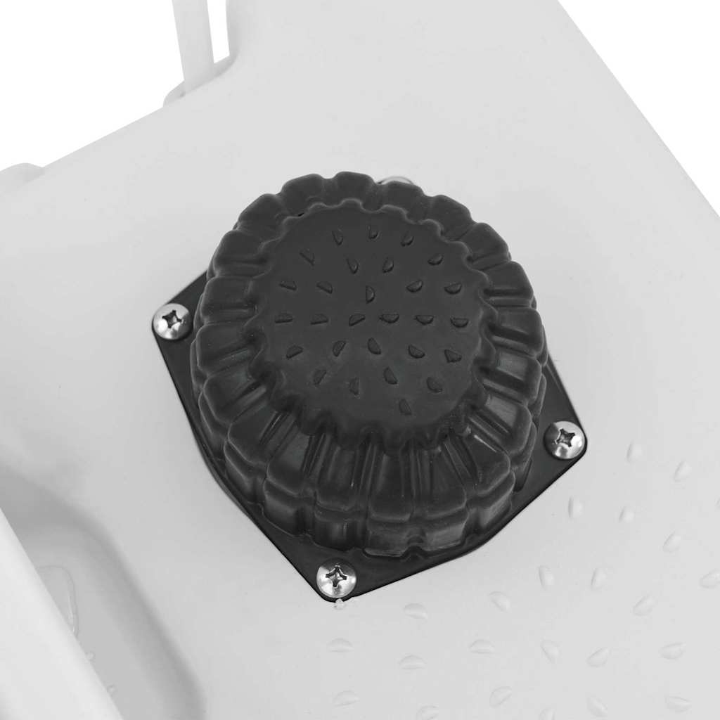 vidaXL Βάση νιπτήρα κάμπινγκ Γκρι 50.5 x 33 x 103 εκ Πλαστικό