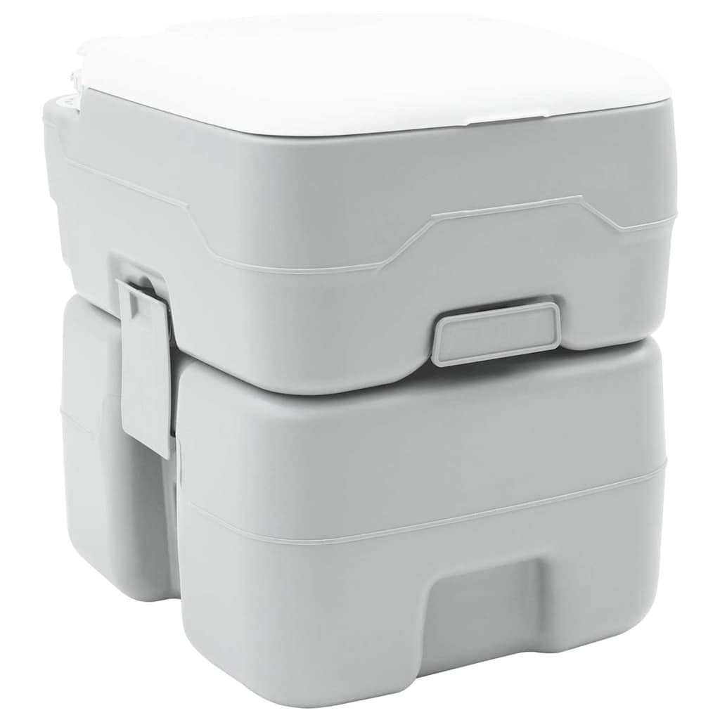vidaXL Τουαλέτα Κάμπινγκ Γκρι 41.5 x 36.5 x 42 εκ.