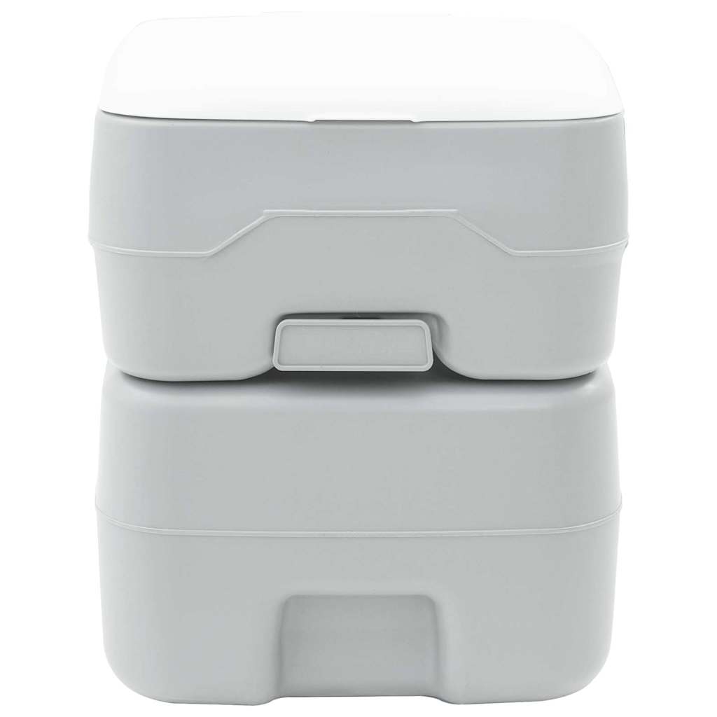 vidaXL Τουαλέτα Κάμπινγκ Γκρι 41.5 x 36.5 x 42 εκ.