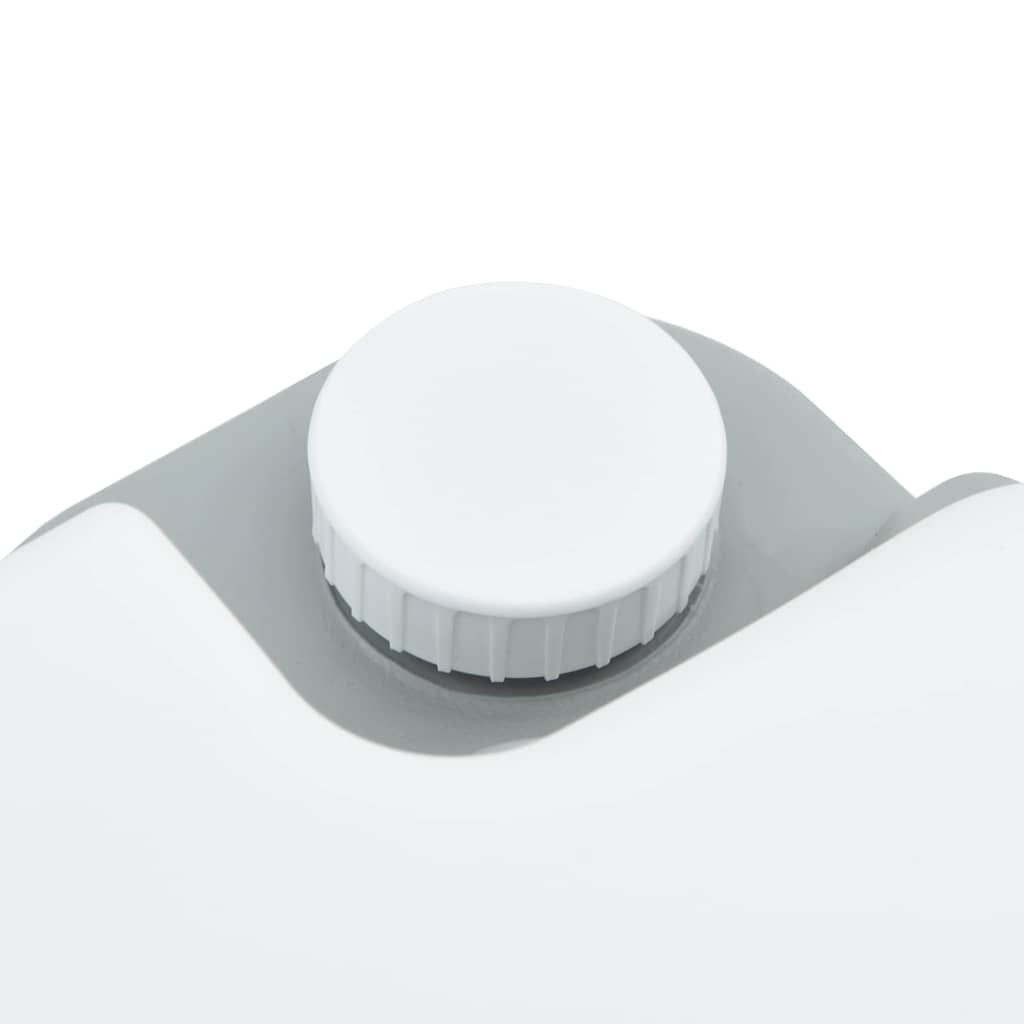 vidaXL Φορητή Τουαλέτα Κάμπινγκ Γκρι 10L Φρέσκο Νερό 20L Δεξαμενή Απορριμμάτων