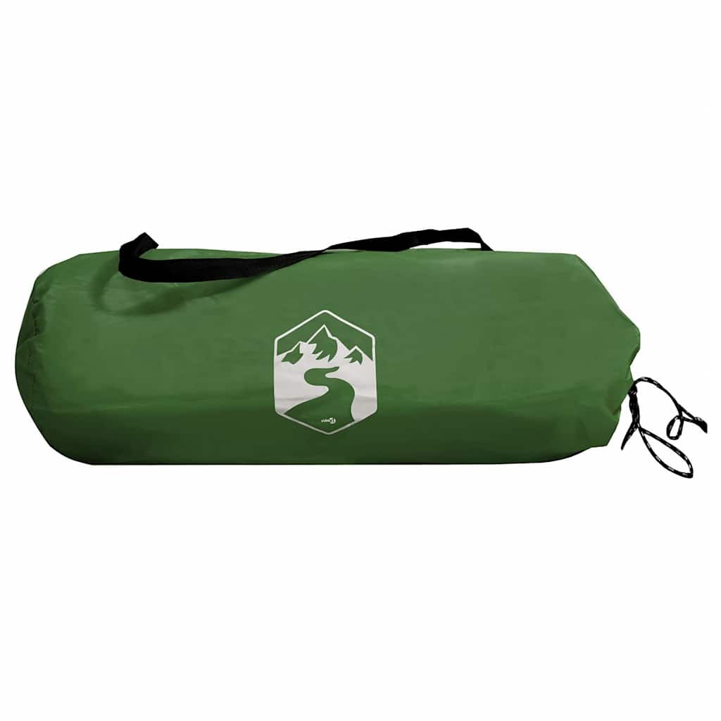 vidaXL Αποθήκευση στην Πλάτη με στέγη Πράσινο 210 x 90 x 174 εκ.