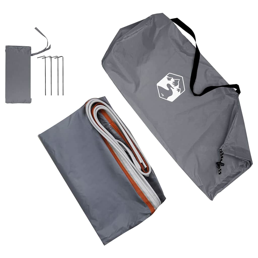 vidaXL Σκηνή με στέγη Άλλο Γκρι και Πορτοκαλί και Μαύρο 190 x 150 x 185 εκ.