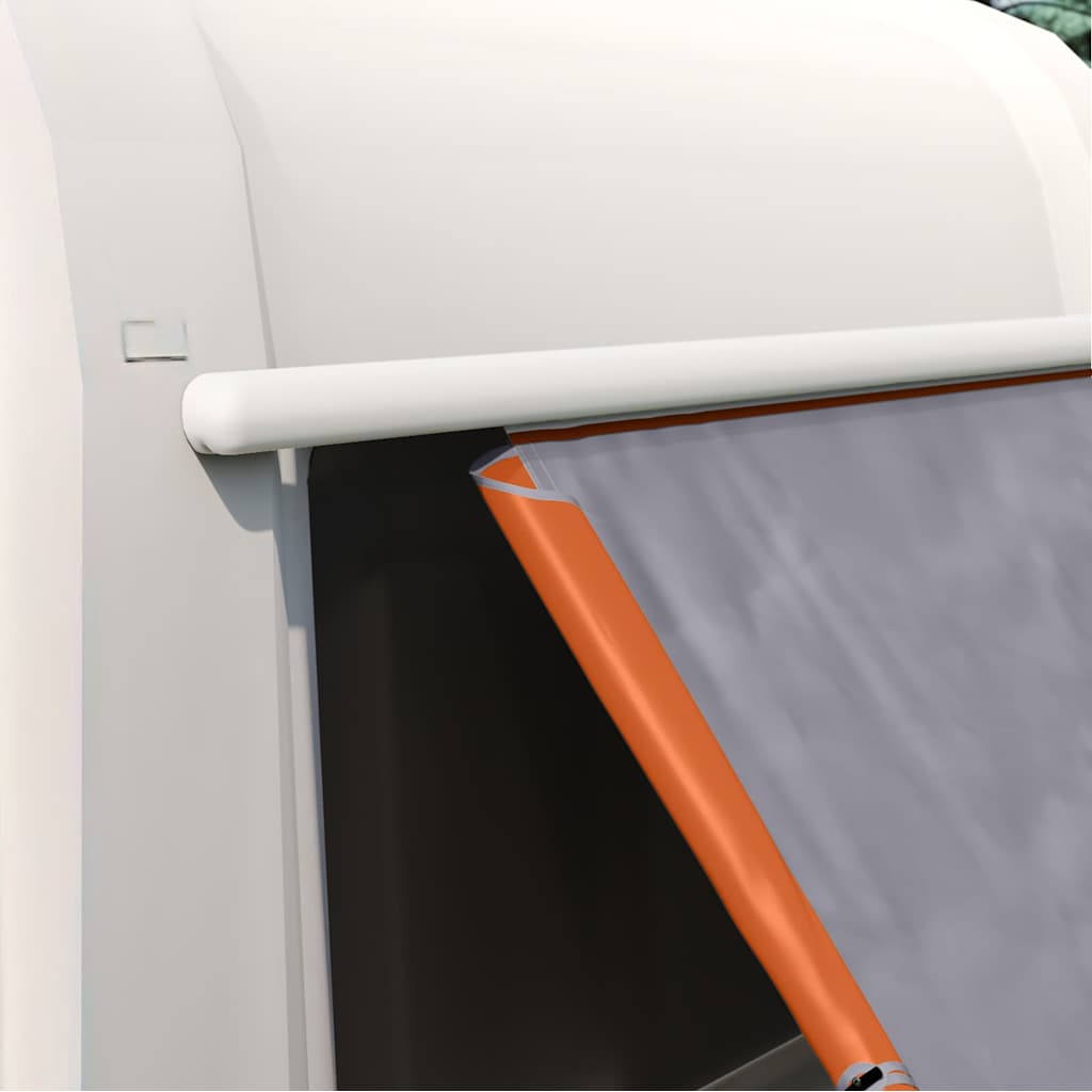 vidaXL Σκηνή με στέγη Άλλο Γκρι και Πορτοκαλί και Μαύρο 190 x 150 x 185 εκ.