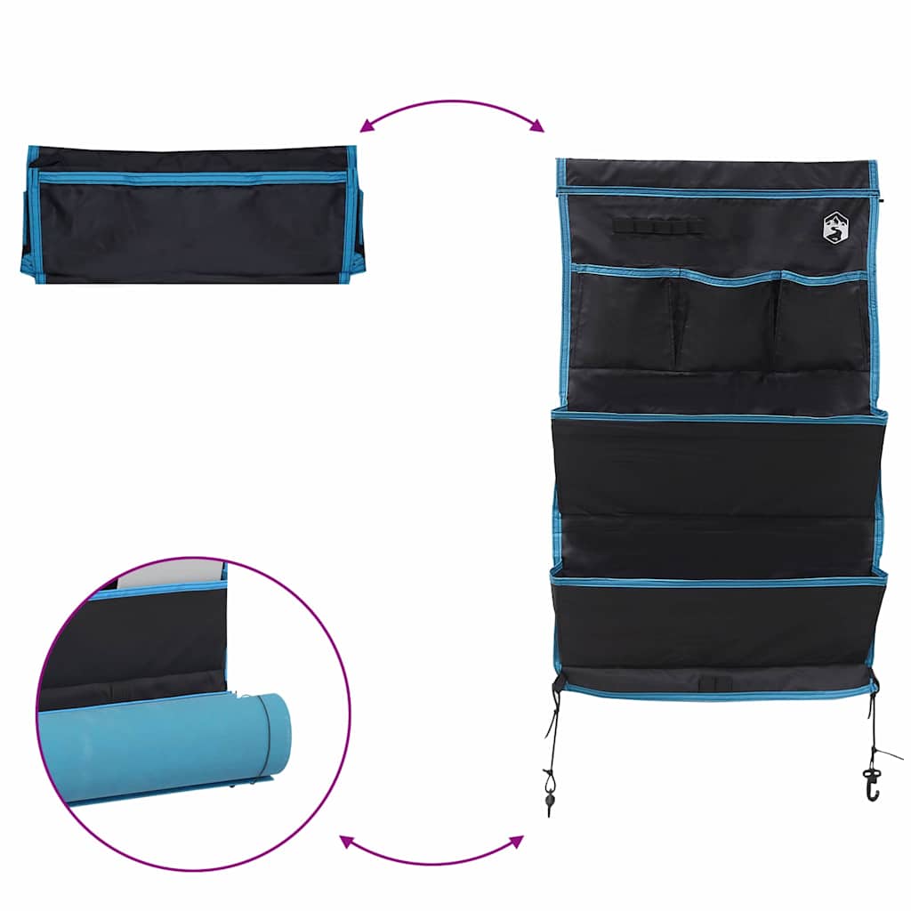 vidaXL Σακούλα Αποθήκευσης Μαύρο και μπλε 91 x 47,5 εκ. oxford