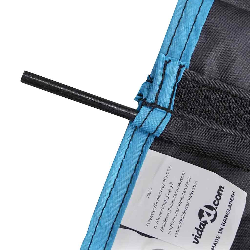 vidaXL Σακούλα Αποθήκευσης Μαύρο και μπλε 63,5 x 40 εκ. oxford