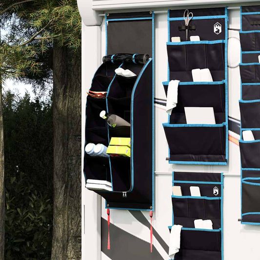 vidaXL Σακούλα Αποθήκευσης Μαύρο και μπλε 140 x 43 εκ. oxford