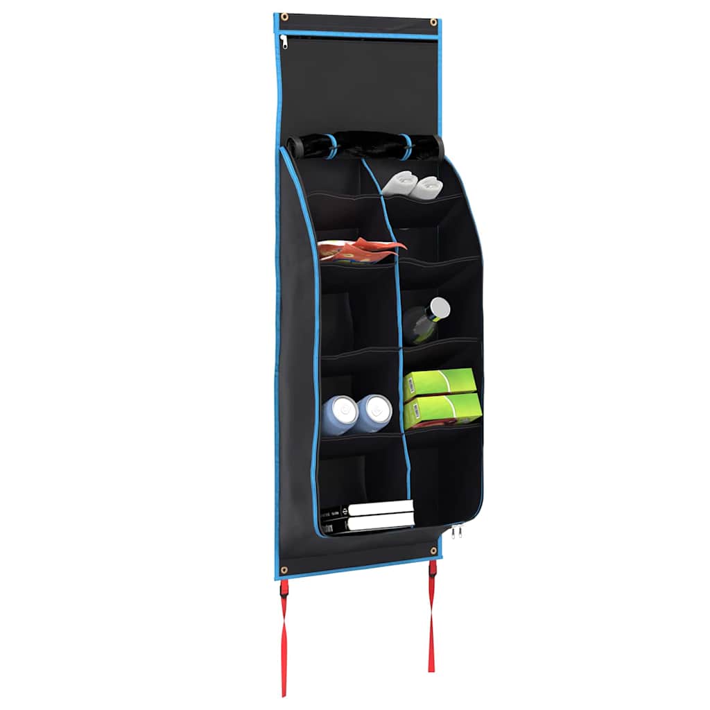 vidaXL Σακούλα Αποθήκευσης Μαύρο και μπλε 140 x 43 εκ. oxford