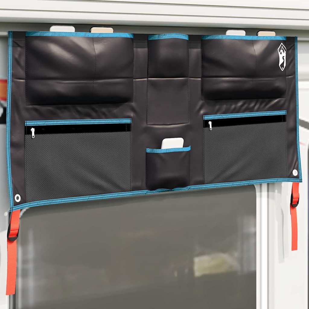 vidaXL Σακούλα Αποθήκευσης Μαύρο και μπλε 98 x 47 εκ oxford