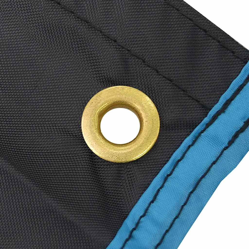 vidaXL Τάσι τροχού Μαύρο και μπλε 108 x 76 εκ. oxford