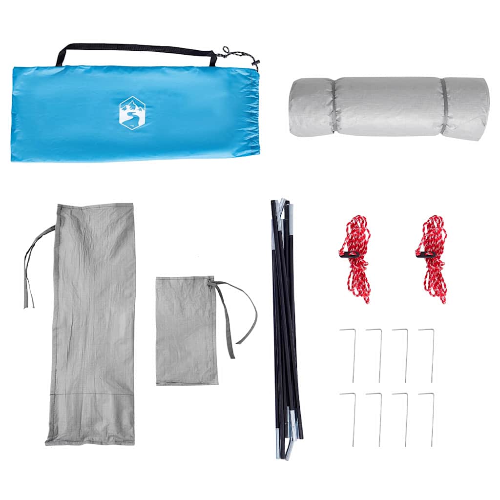 vidaXL Σκηνή με στέγη Άλλο Μπλε και Μαύρο 280 x 220 x 176 εκ.