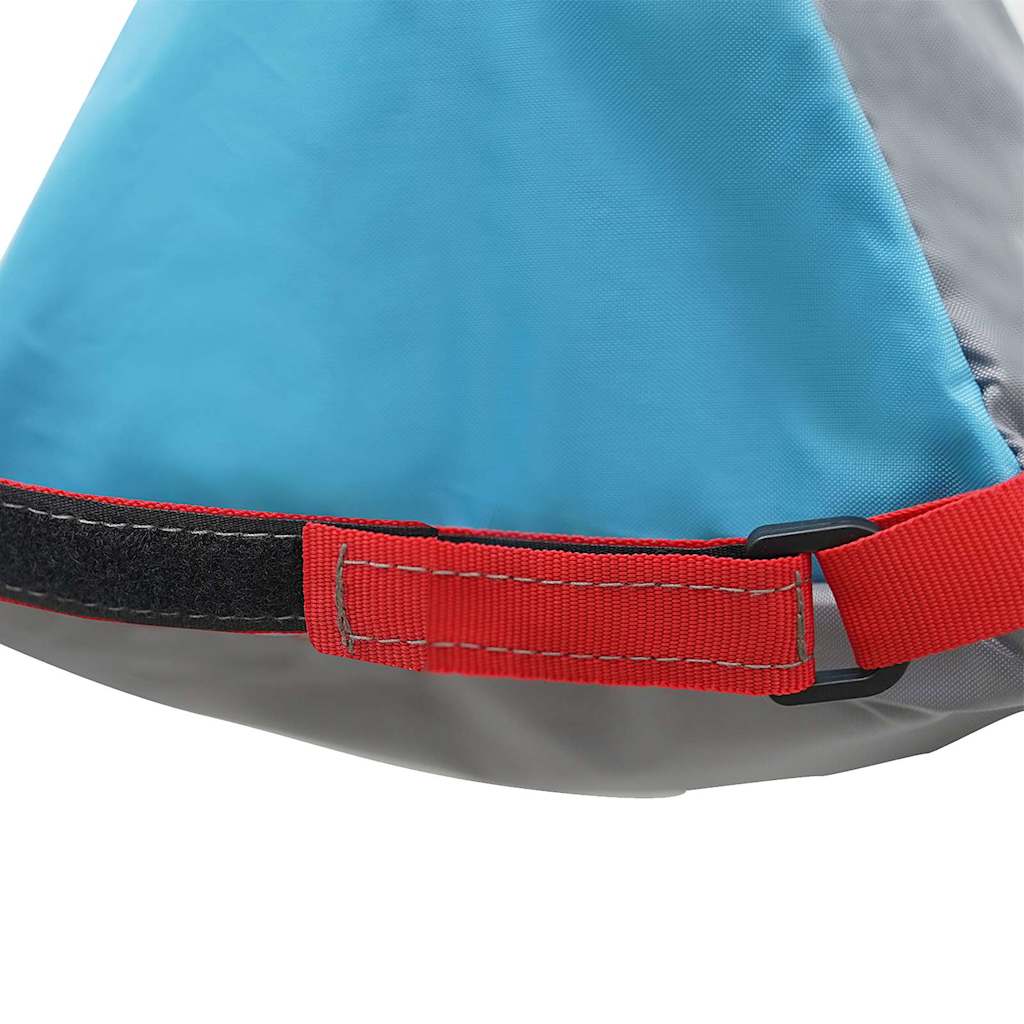 vidaXL Σακούλα Αποθήκευσης 4 pcs Γκρι και Μπλε 24 x 16 x 24 εκ oxford